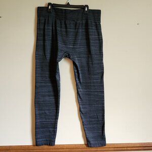 Terra & Sky Dark Gray Leggings Size XXL